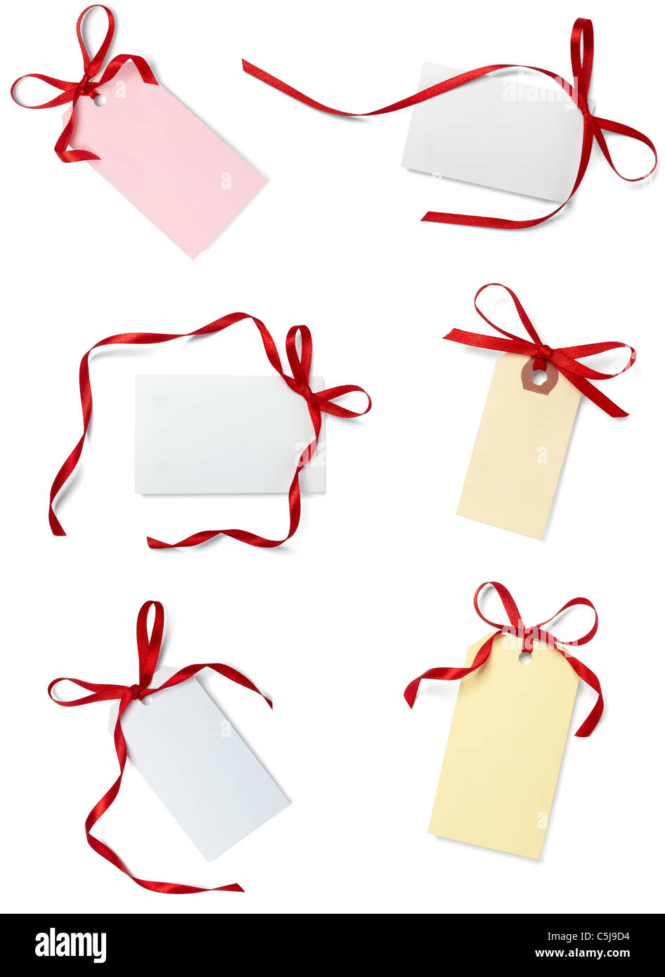 Notes Pin K Ribbon note with ribbon Stock Photo - Alamy