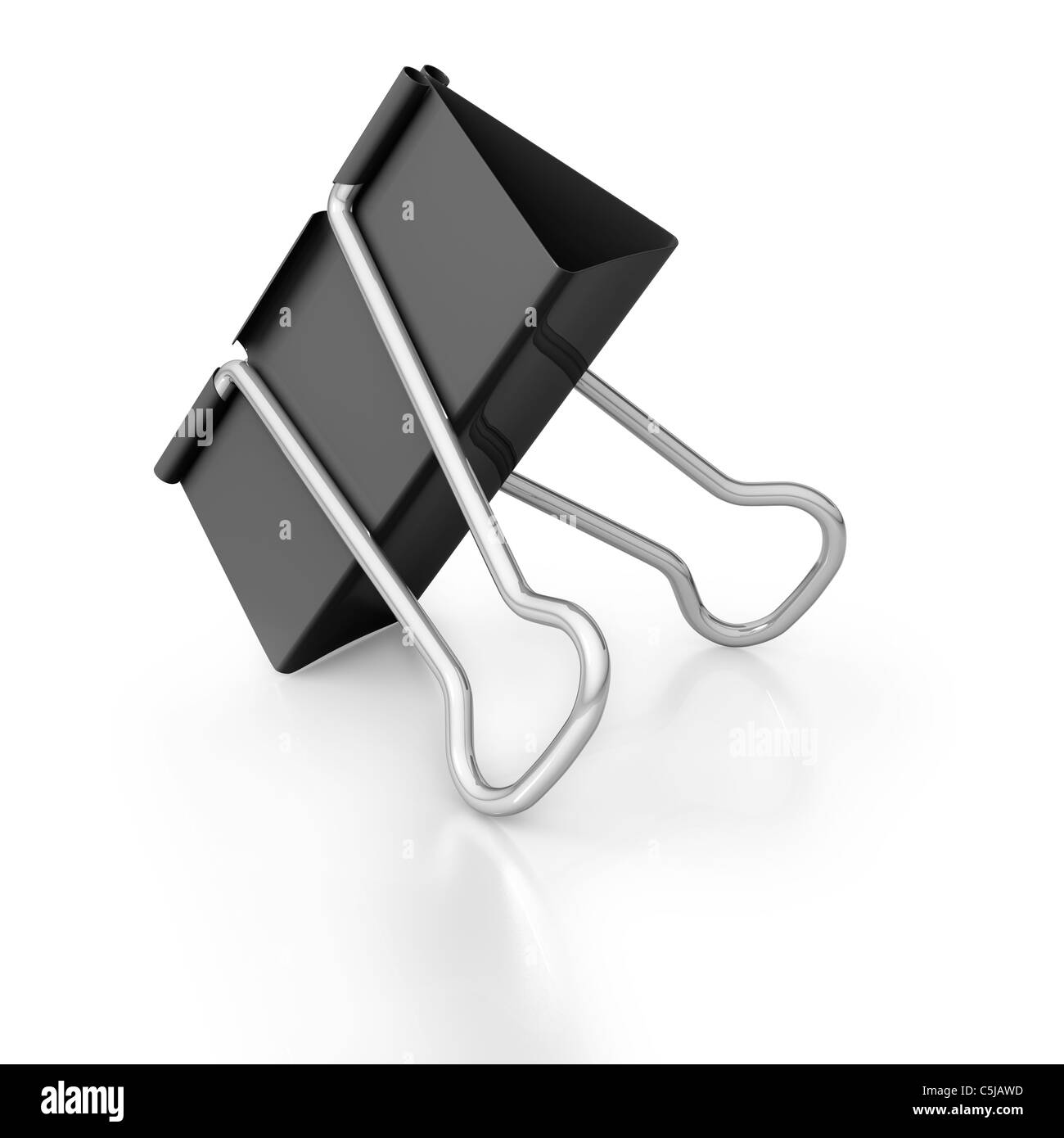 Bulldog clip isolated on white background Stock Photo Alamy