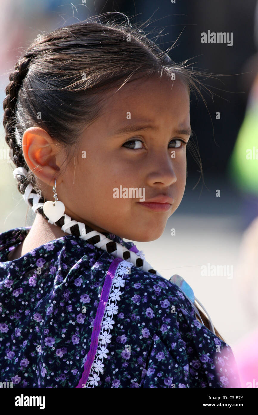 A Native American Indian girl Stock Photo - Alamy