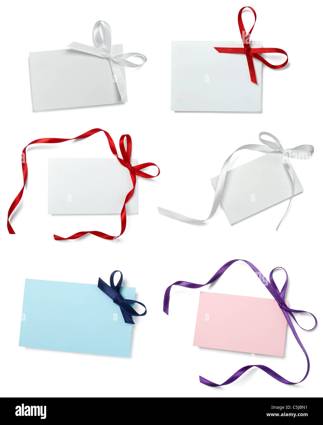Notes Pin K Ribbon note with ribbon Stock Photo - Alamy