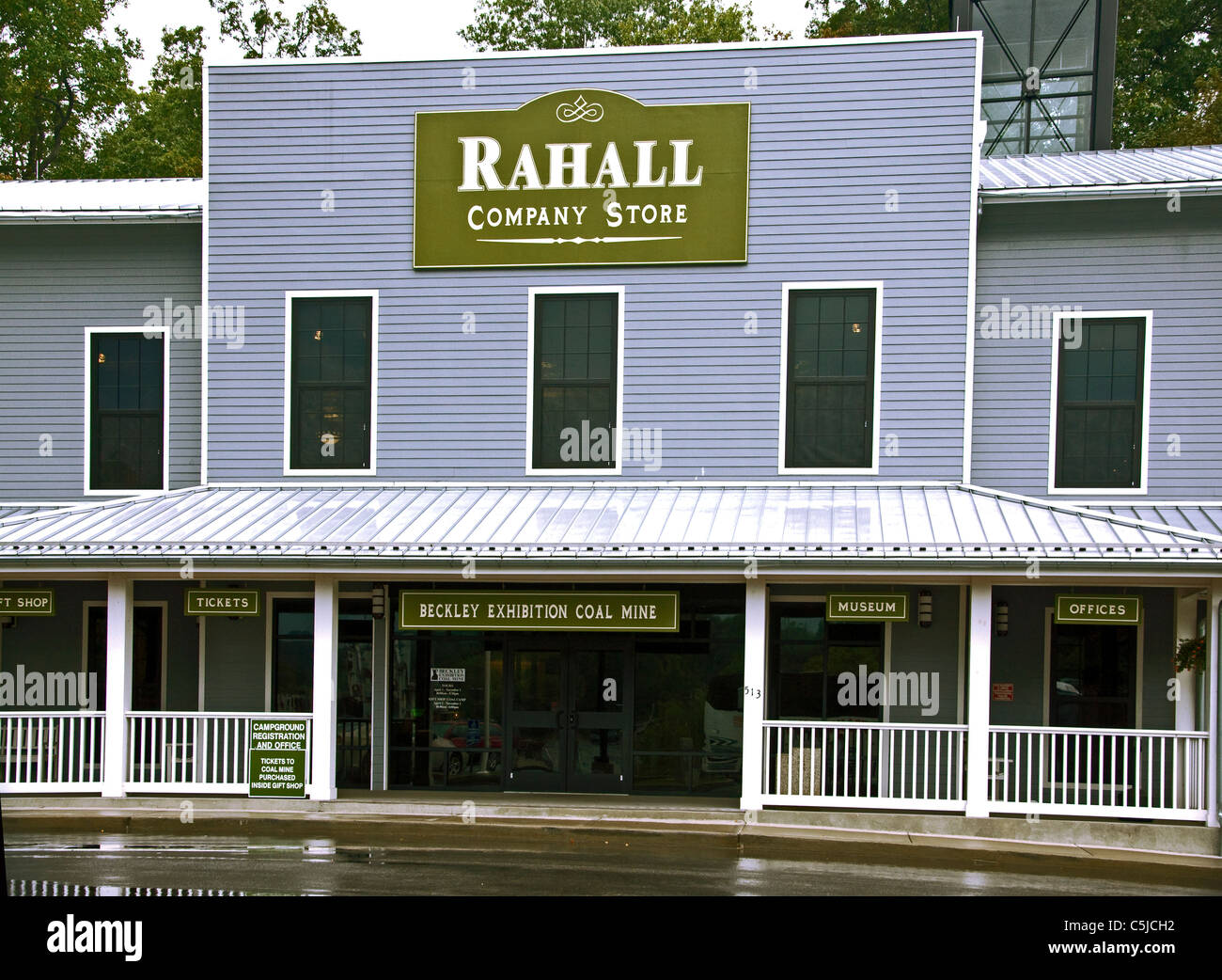 The Rahall Country Store and museum at the Beckley Exhibition Coal Mine