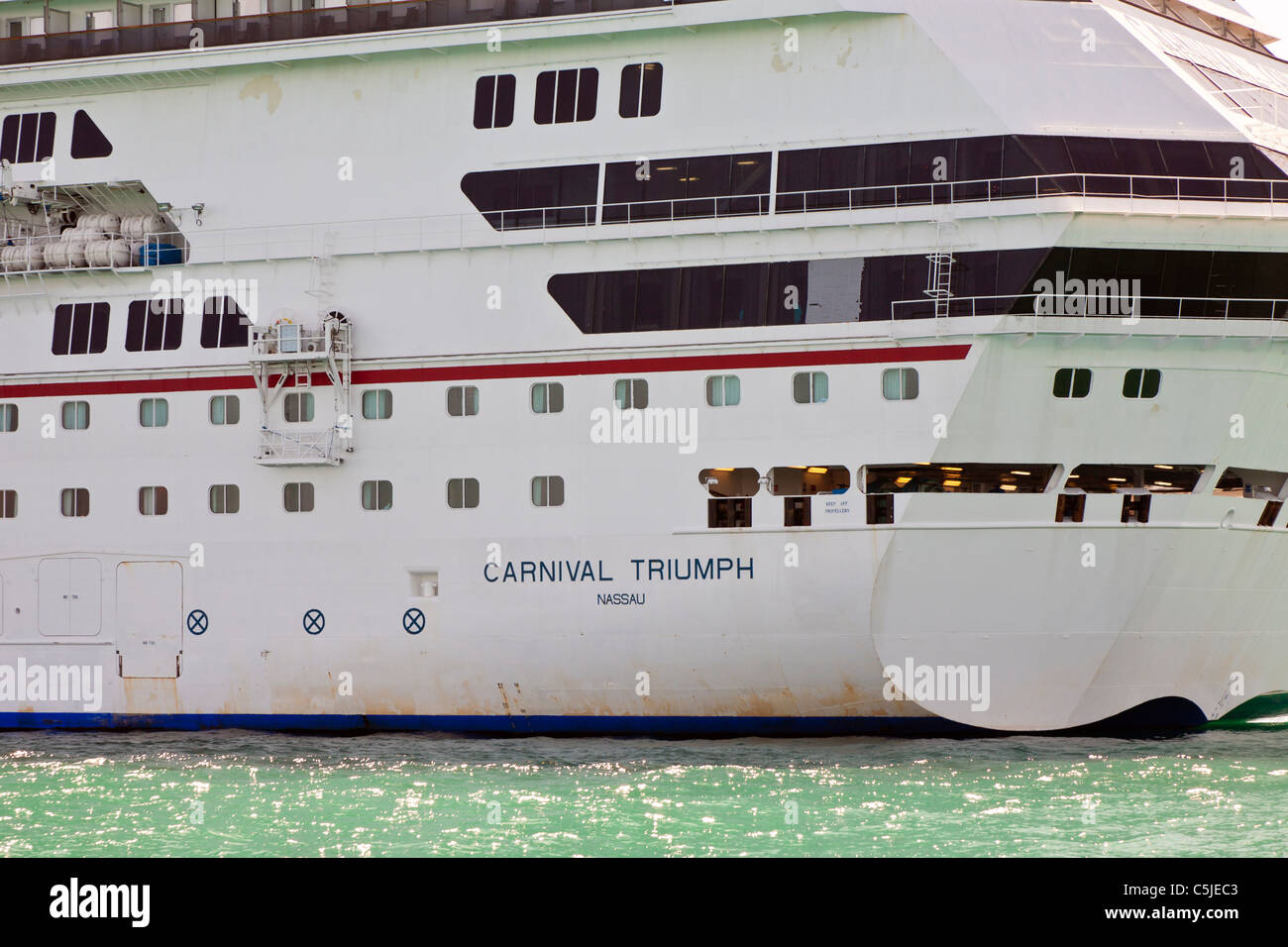 Carnival cruise ship Triumph Stock Photo