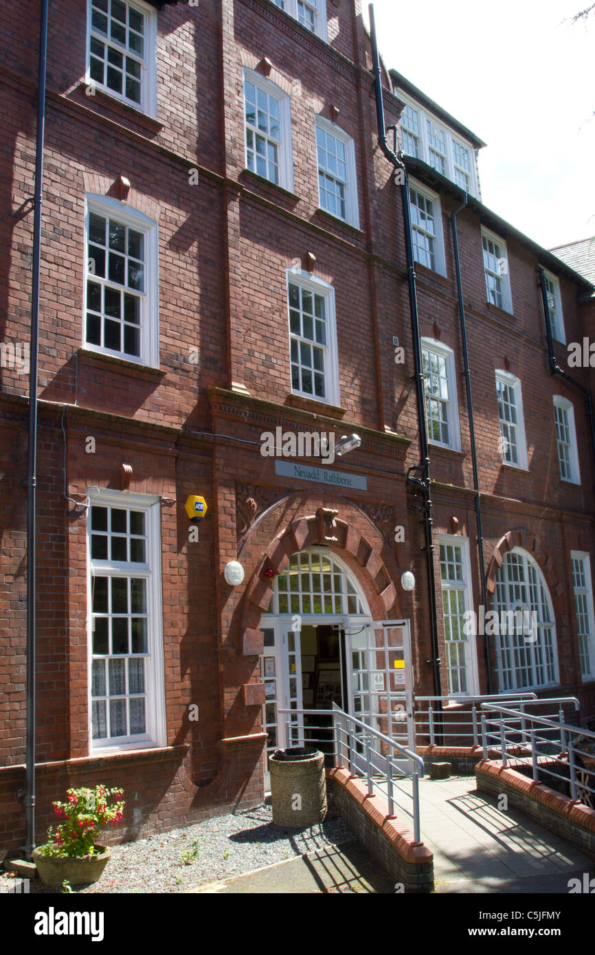 Neuadd Rathbone Hall Stock Photo Alamy