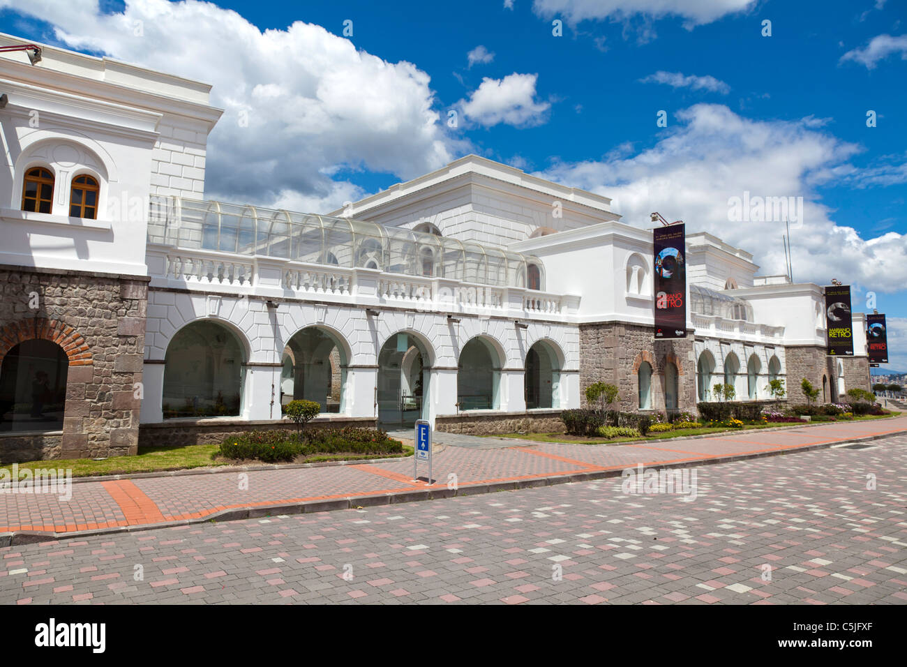 Exterior of the Old Military Hospital in Quito, Ecuador, now the Centre for Contemporary Art