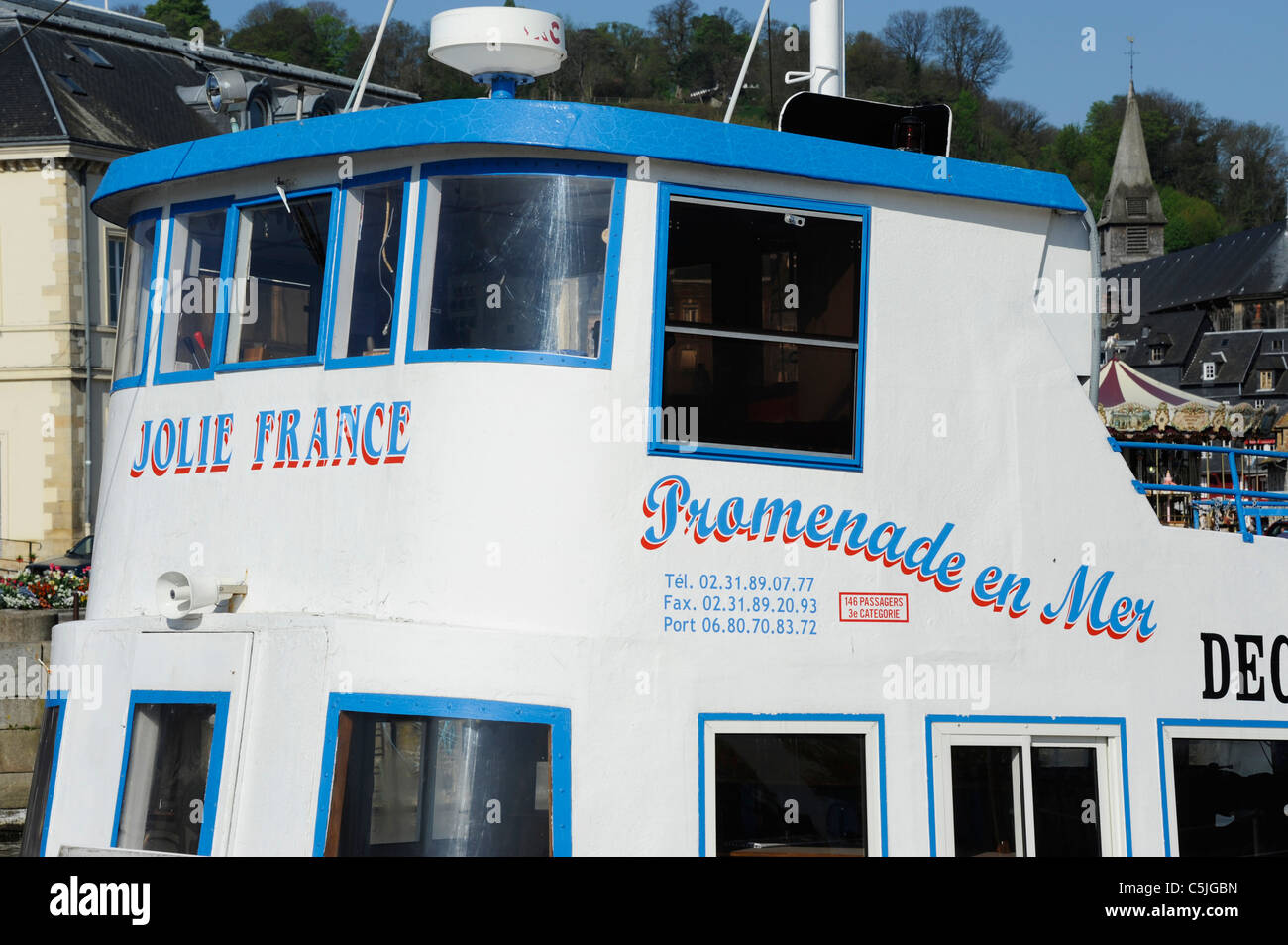 Jolie France,Boat trip,Honfleur,Calvados,Normandy,France Stock Photo