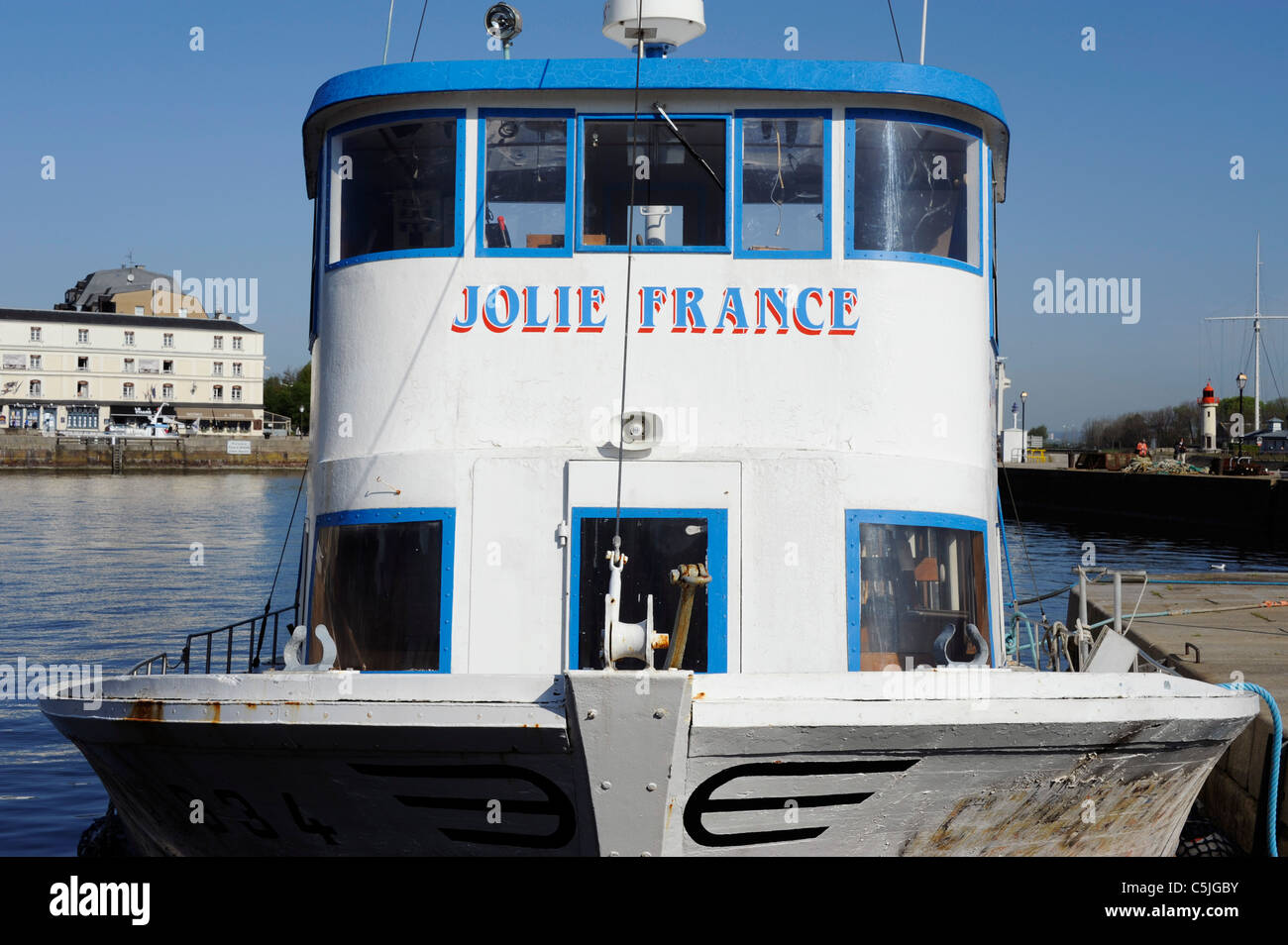 Jolie France,Boat trip,Honfleur,Calvados,Normandy,France Stock Photo