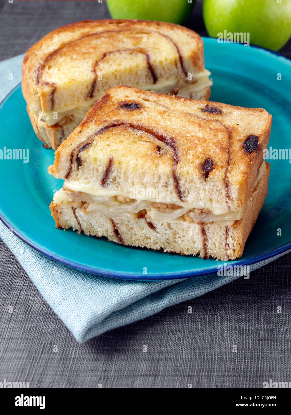 An apple pie sandwich Stock Photo Alamy