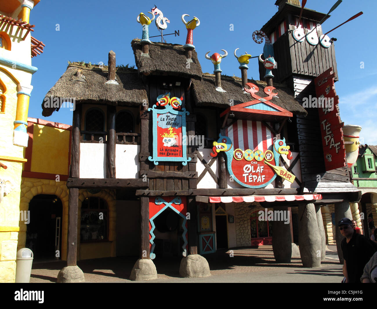Parc Asterix,amusement park,Oise,near Paris,Ile-de-France,France Stock ...