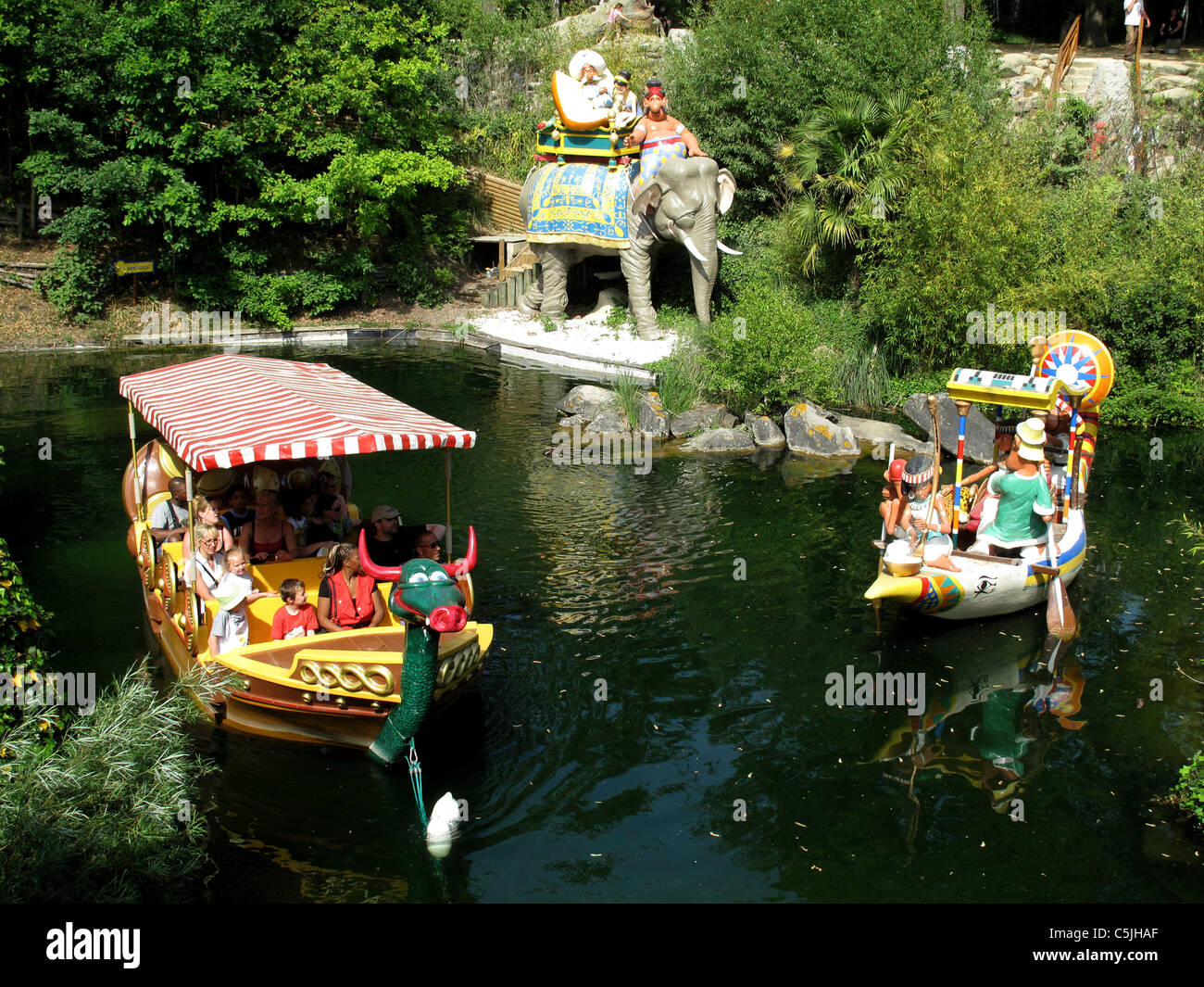 Parc Asterix,amusement park,Oise,near Paris,Ile-de-France,France,Epidemais Croisieres Stock Photo