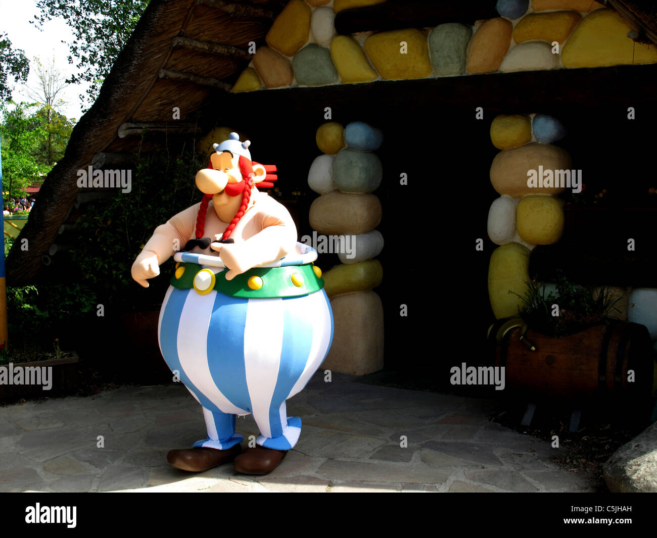Parc Asterix,amusement park,Oise,near Paris,Ile-de-France,France,Obelix ...