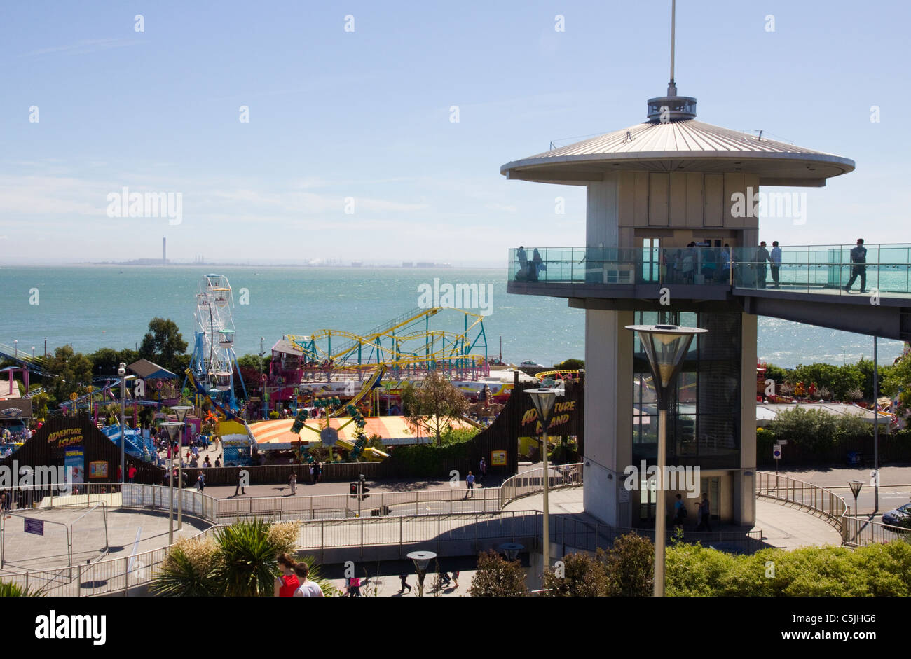 Viewpoint at Southend-on-Sea Essex Stock Photo
