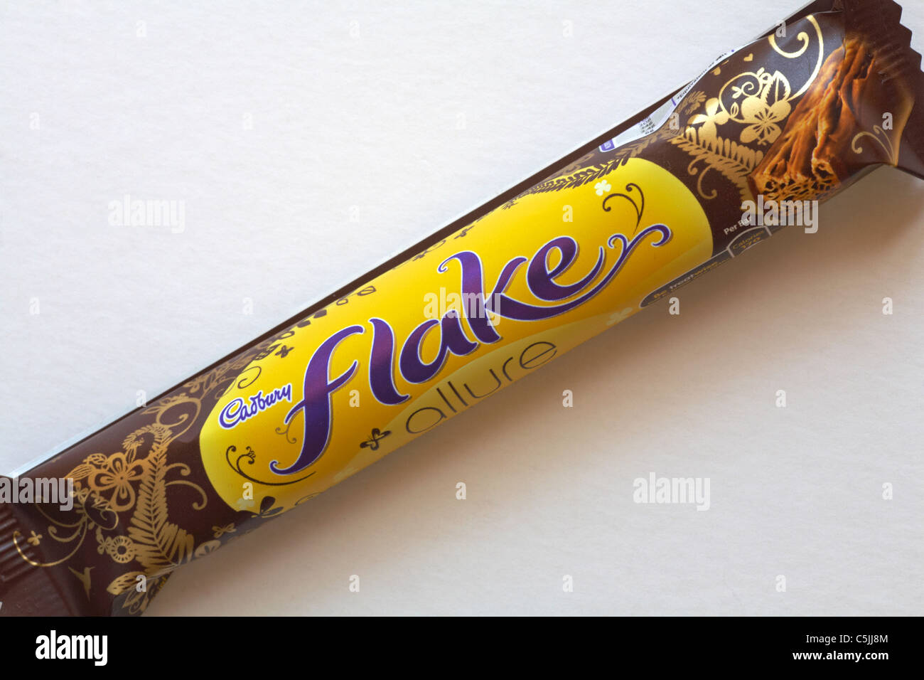 Cadbury Flake chocolate bar against a white background Stock Photo - Alamy