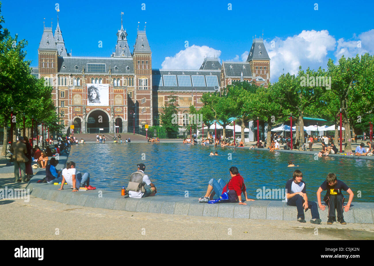 Rijksmuseum, Amsterdam, Holland, The Netherlands Stock Photo