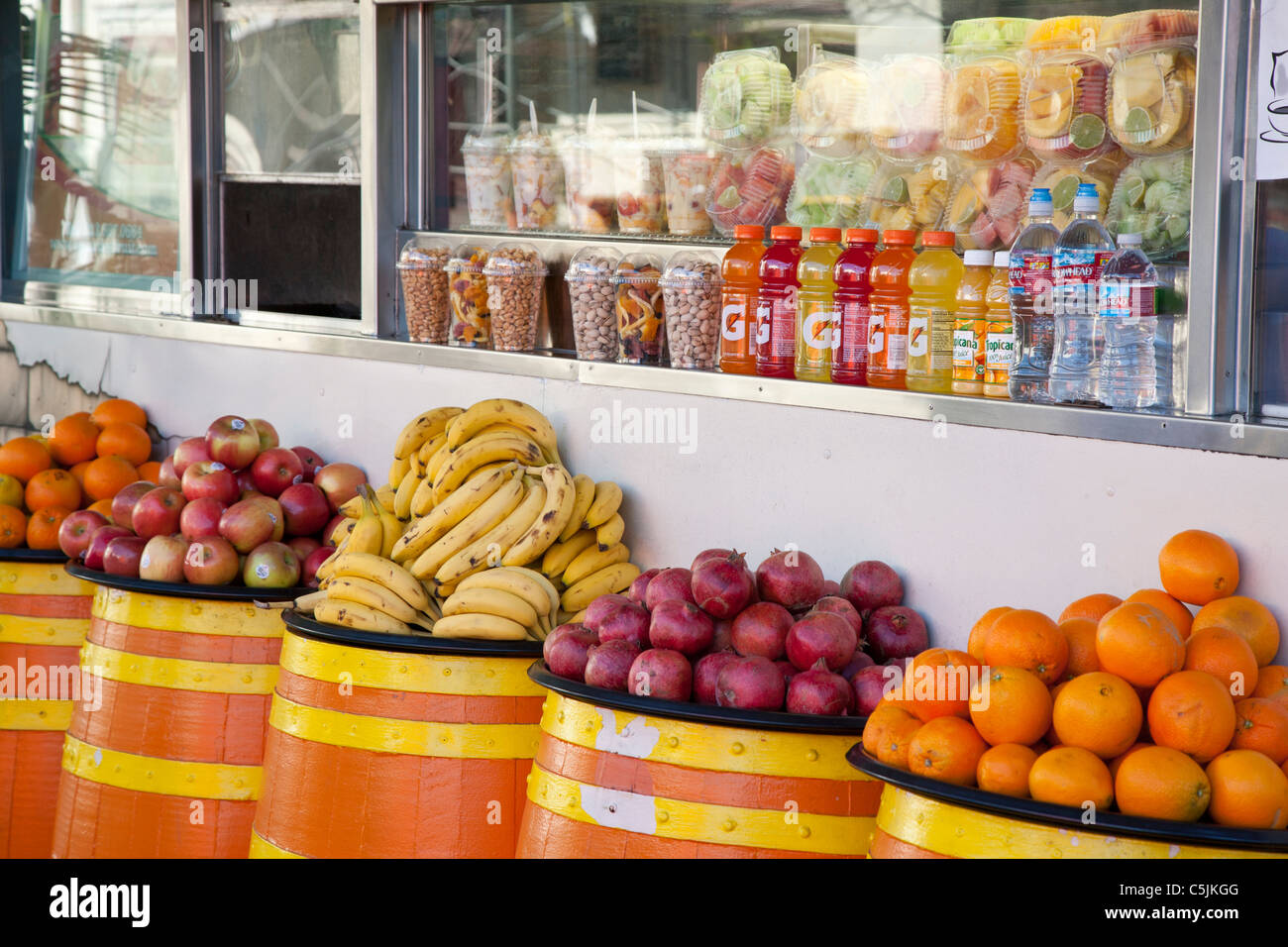 Shop selling fruit drinks, meals and fruit, Old Colonial Spanish