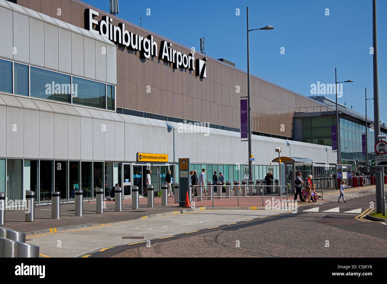 Edinburgh Airport Scotland UK Europe Stock Photo