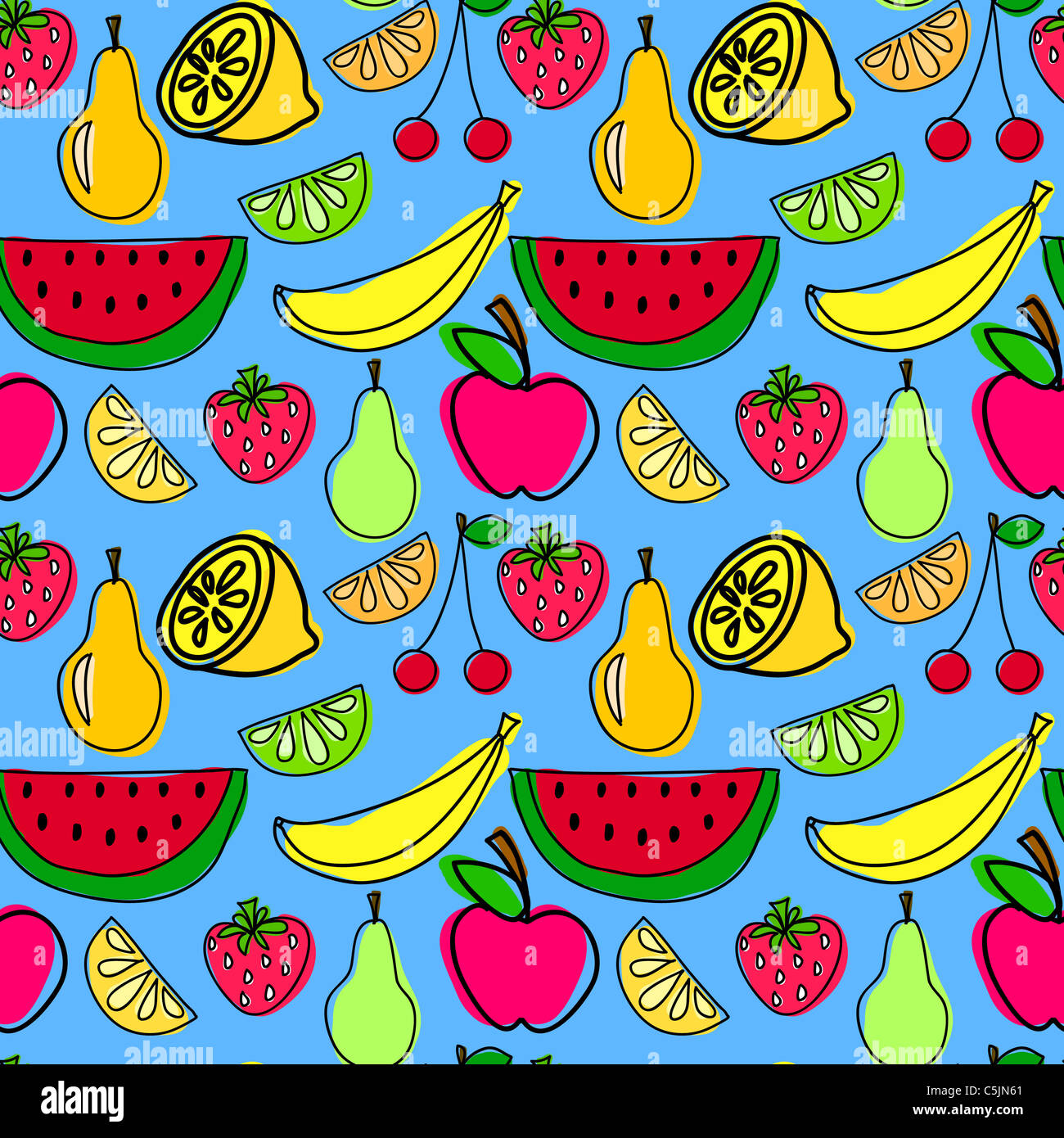 Fruit background - seamless - exclusive to Alamy Stock Photo - Alamy