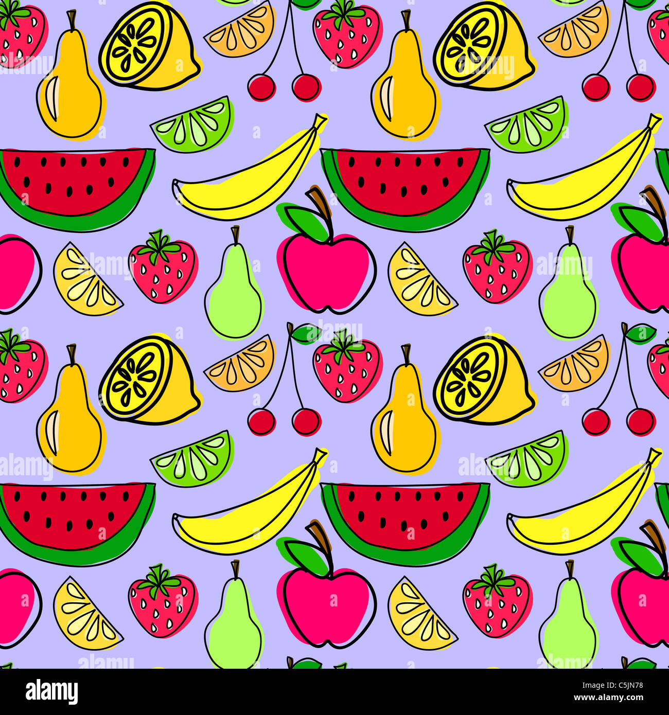 Fruit background - seamless - exclusive to Alamy Stock Photo - Alamy