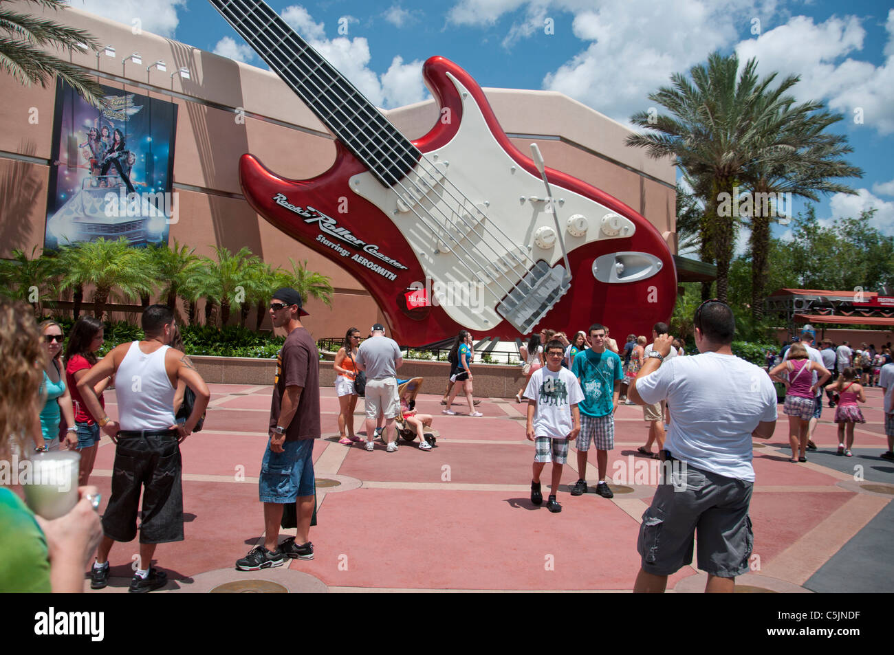 Rock n Roller Coaster starring Aerosmith ride Hollywood Studios, Walt  Disney World Theme Park, Orlando, Florida, USA Stock Photo - Alamy