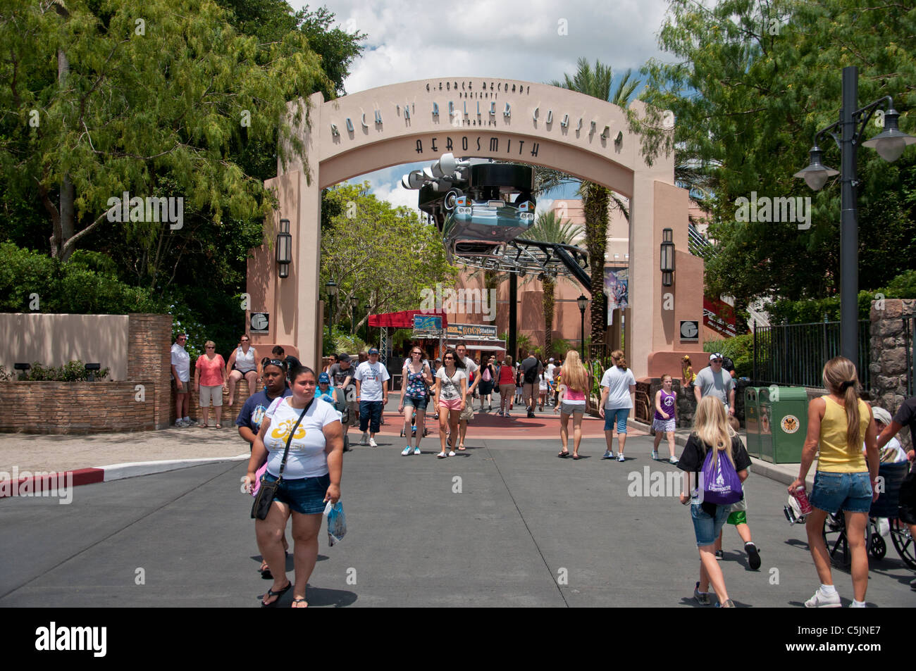 rock 'n' roller coaster entrance in hollywood studios walt disney world resort parks orlando