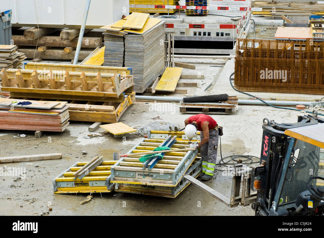 Construction site, Zurich, Switzerland Stock Photo Alamy