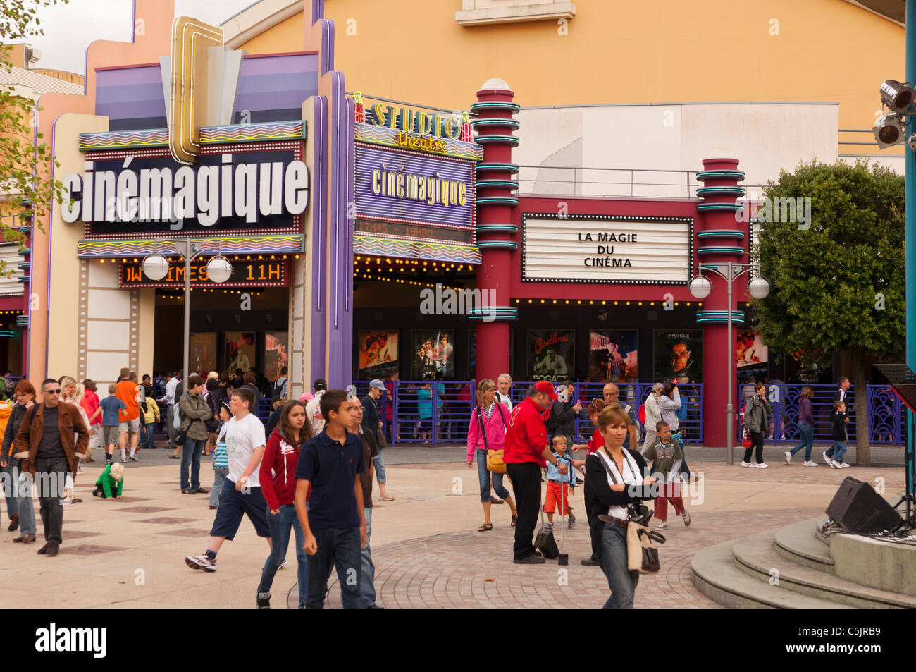 The Cinemagique studio theatre cinema at Disneyland Paris in France
