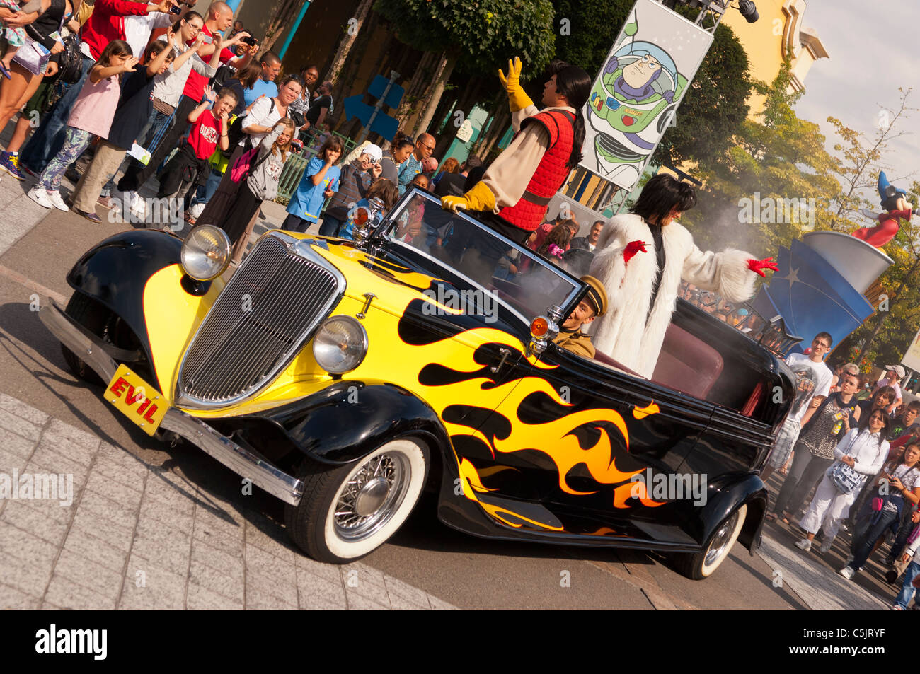 The Stars 'n' Cars parade at Disneyland Paris in France Stock Photo - Alamy