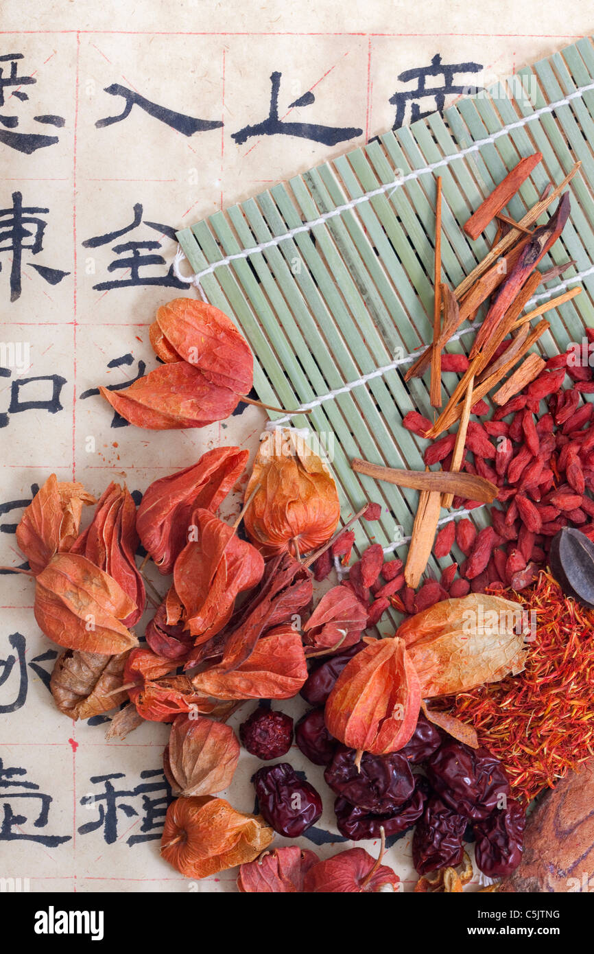 Chinese Herbs Stock Photo Alamy