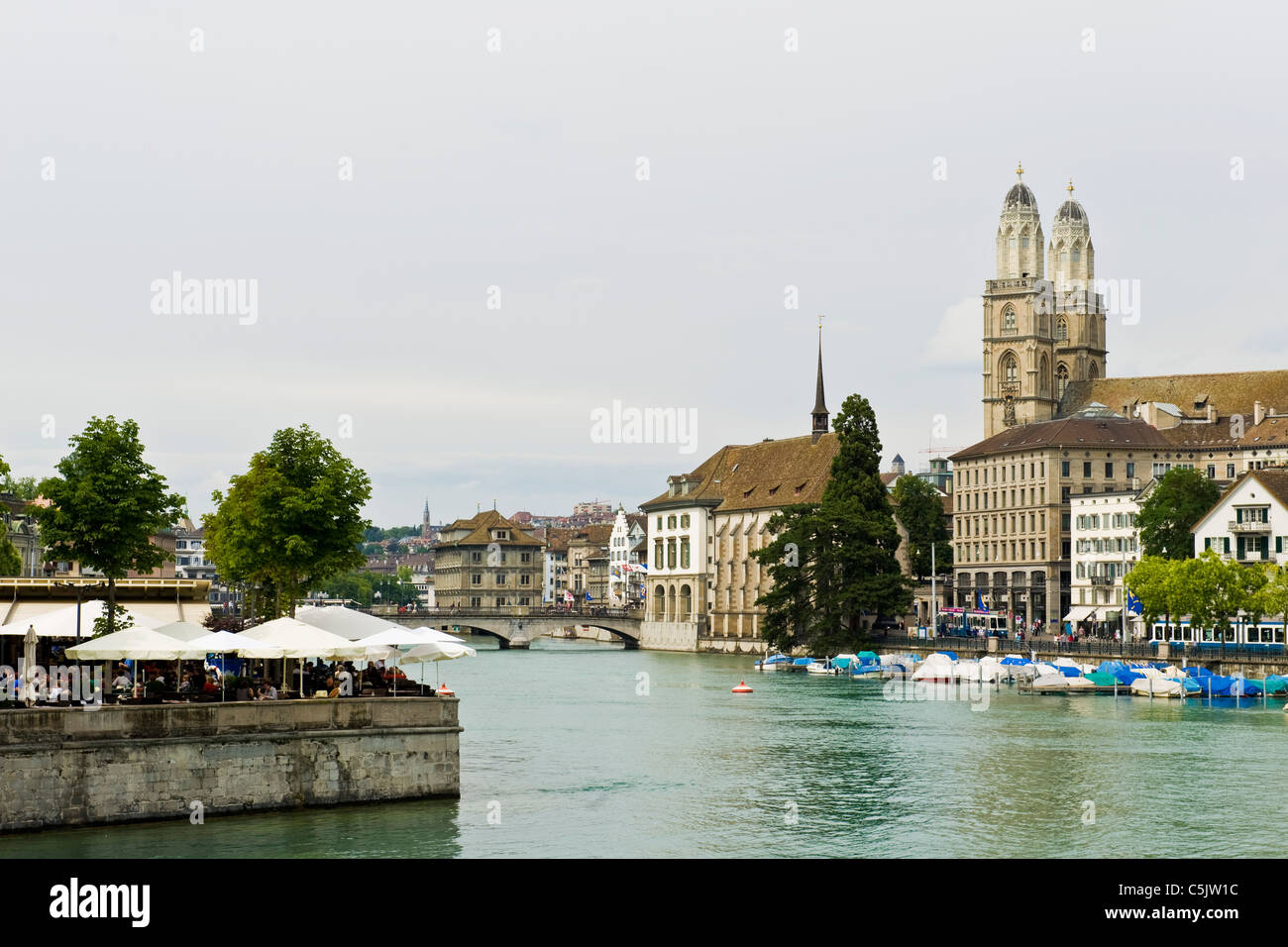 Limmat river, Zurich, Switzerland Stock Photo - Alamy