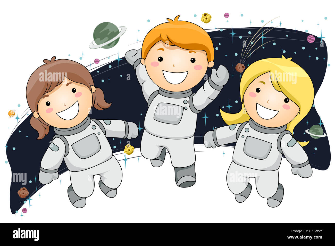 Blue Spaceship Kids wear (Each)