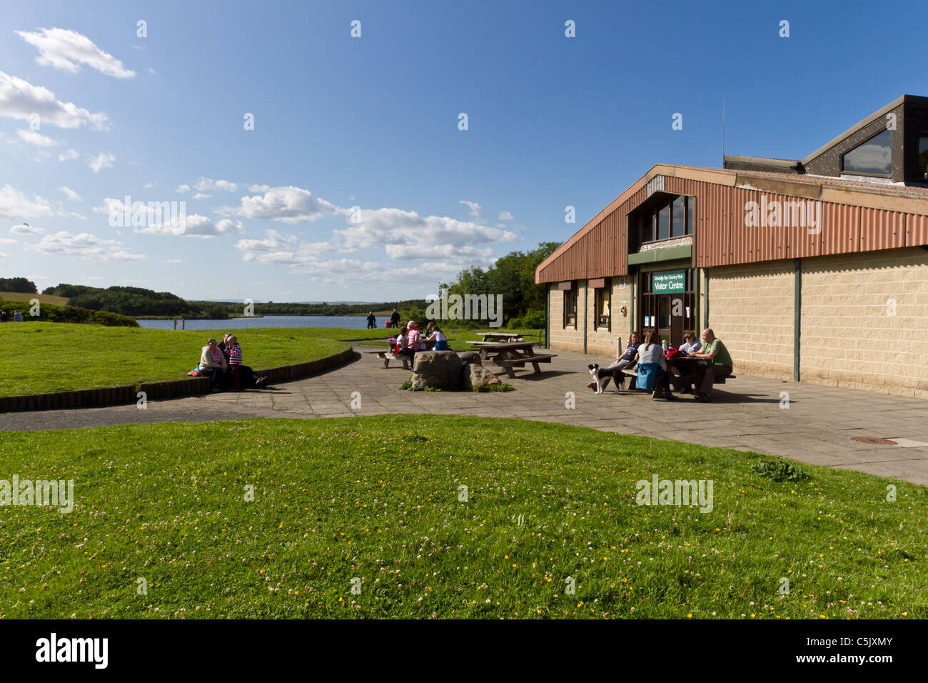 Druridge Bay country park visitor centre, Northumberland. Stock Photo
