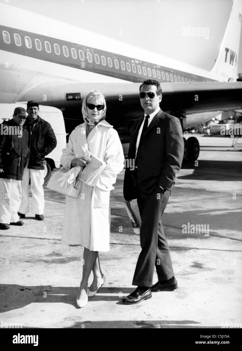 paul newman, joan woodward, 1962 Stock Photo