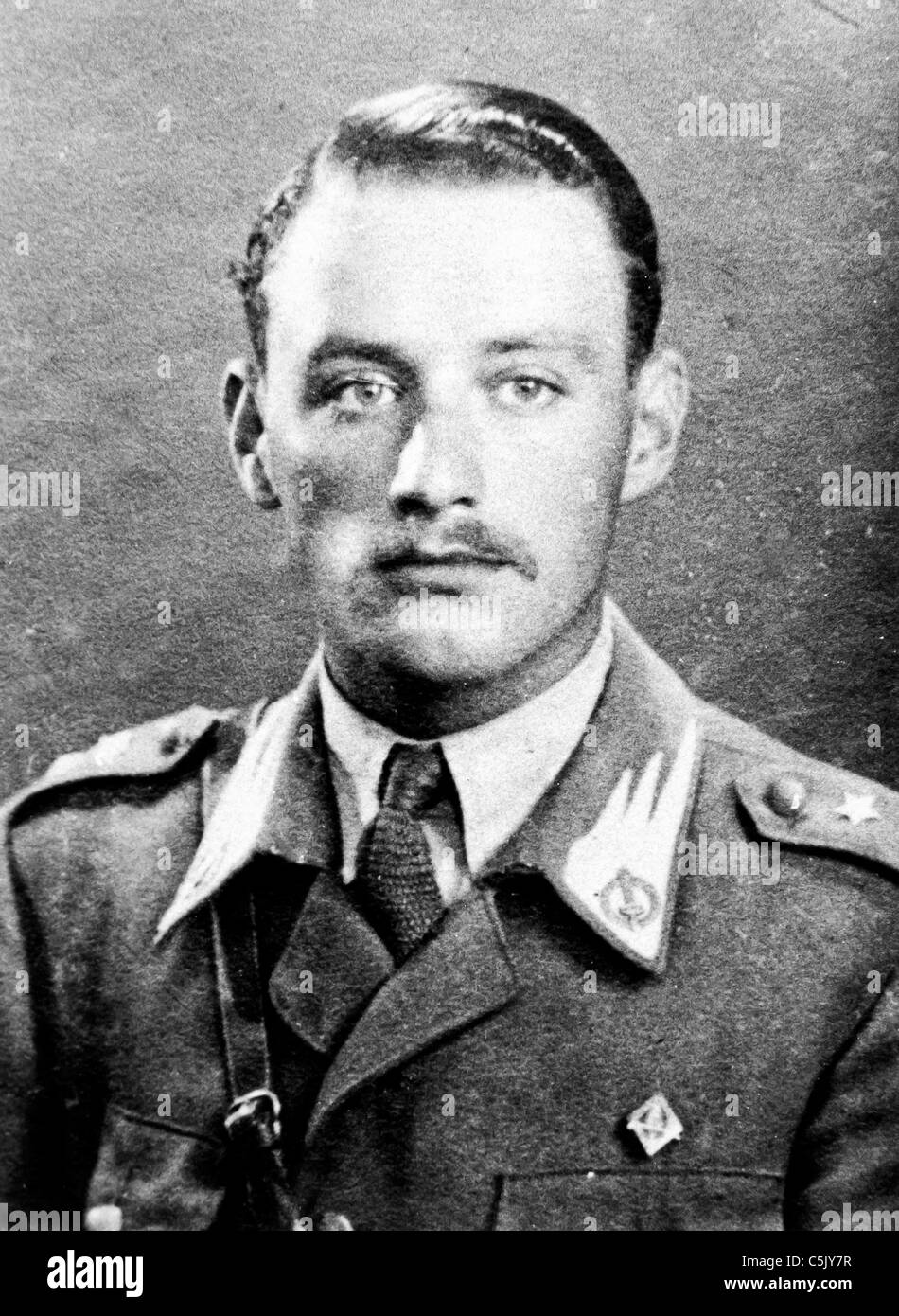 Lieutenant Odorico Borsatti chief torturers of Palmanova,World War II,1943 Stock Photo