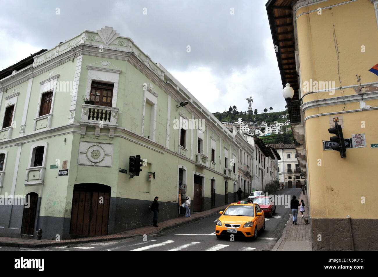 street scene, Quito, Ecuador Stock Photo