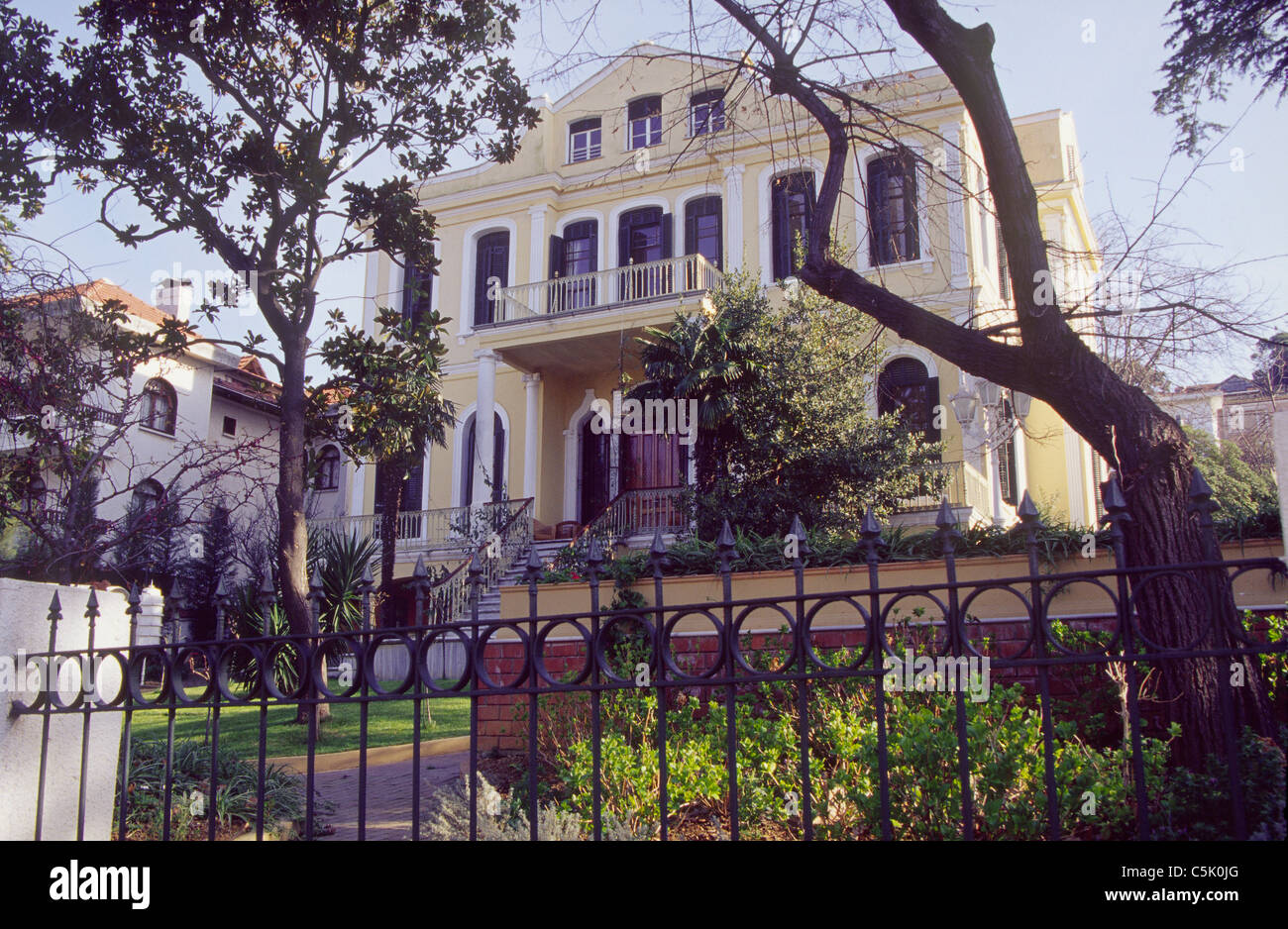 Old mansion in Buyukada, the largest of the Princess Islands in Istanbul, Turkey Stock Photo