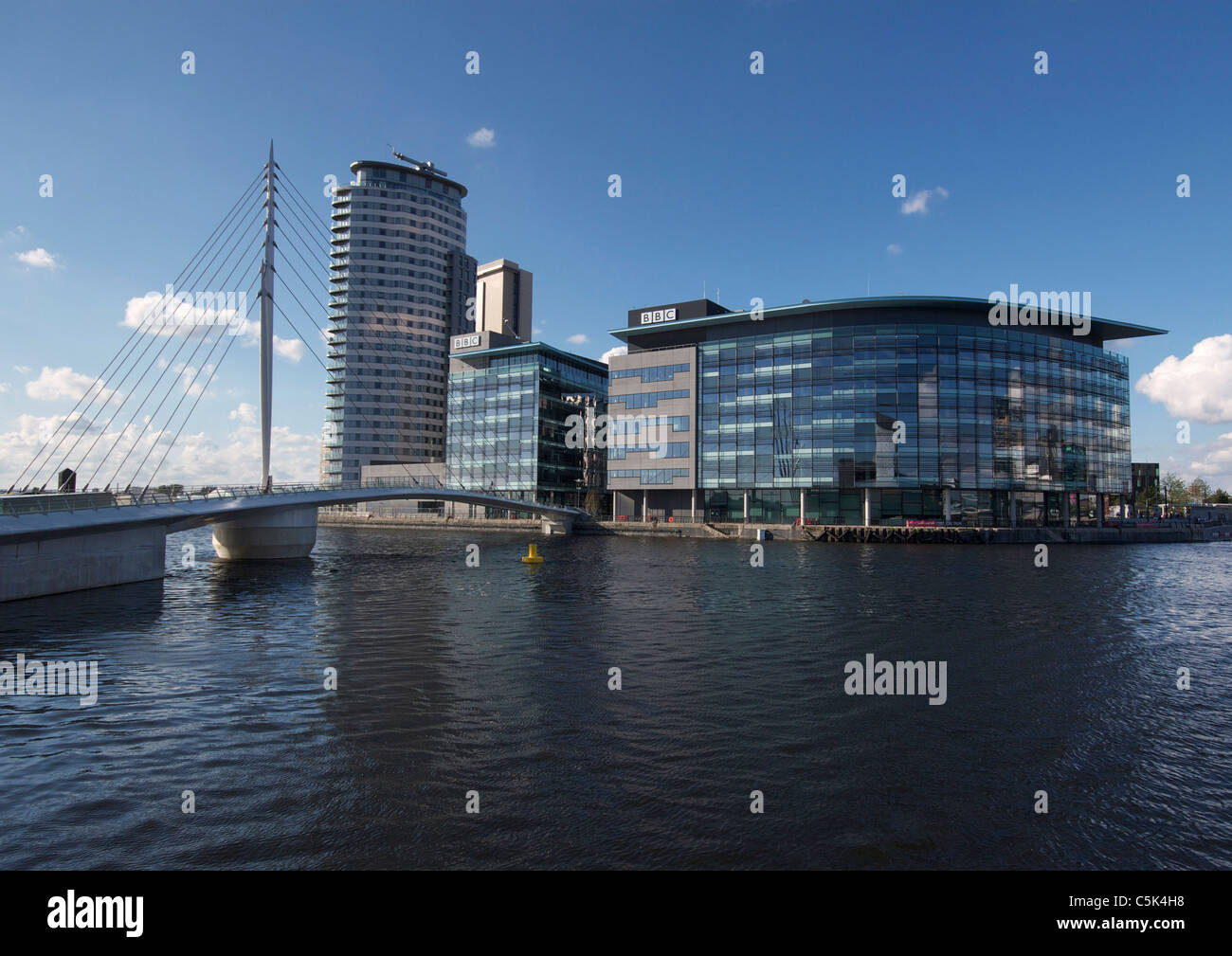 The BBC's new home in Media City, Salford Quays, Manchester Stock Photo