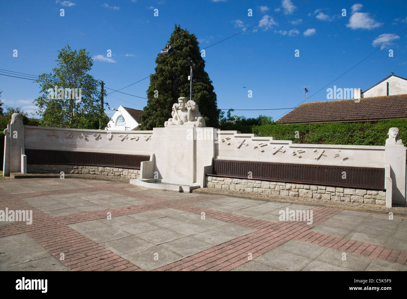 The memorial to British Aviation in Eastchurch, Isle of Sheppey, Kent, England. Stock Photo