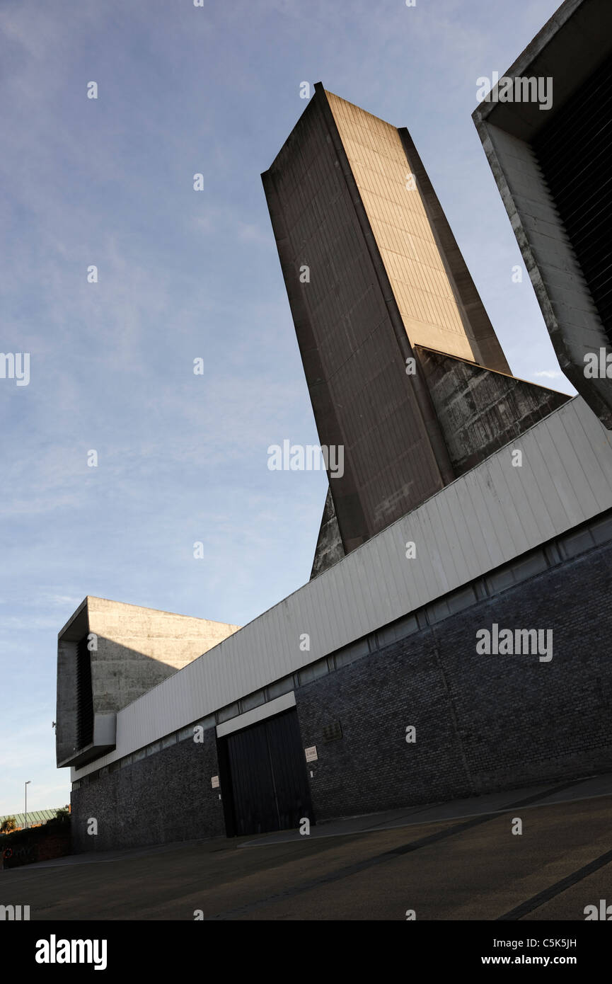 Merseyrail tunnel ventilation shaft at Seacombe Stock Photo