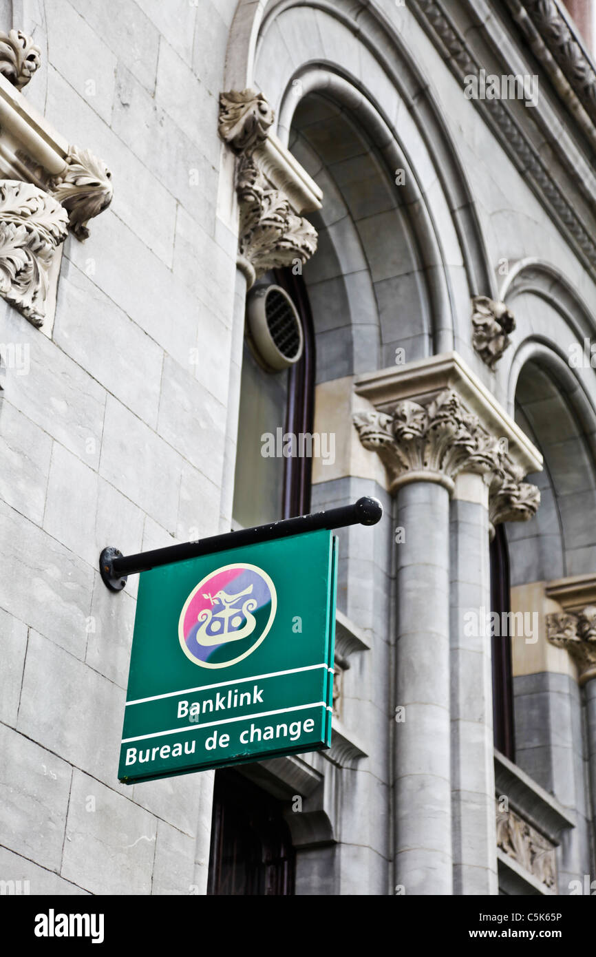 Sign outside the Allied Irish Banks branch in James Street, central Dublin, Republic of Ireland, Stock Photo