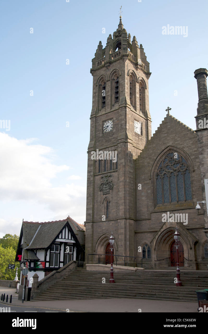 Peebles Old Parish Church of Scotland, Peebles, Scotland, UK Stock