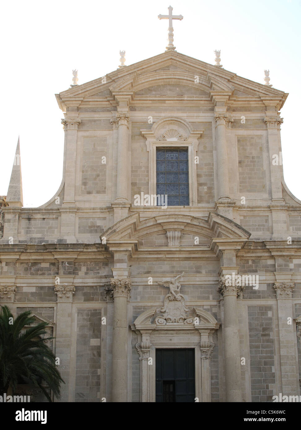 Croatia. Dubrovnik. Saint Ignatius of Loyola church. 17th-18th centuries. Exterior. Stock Photo