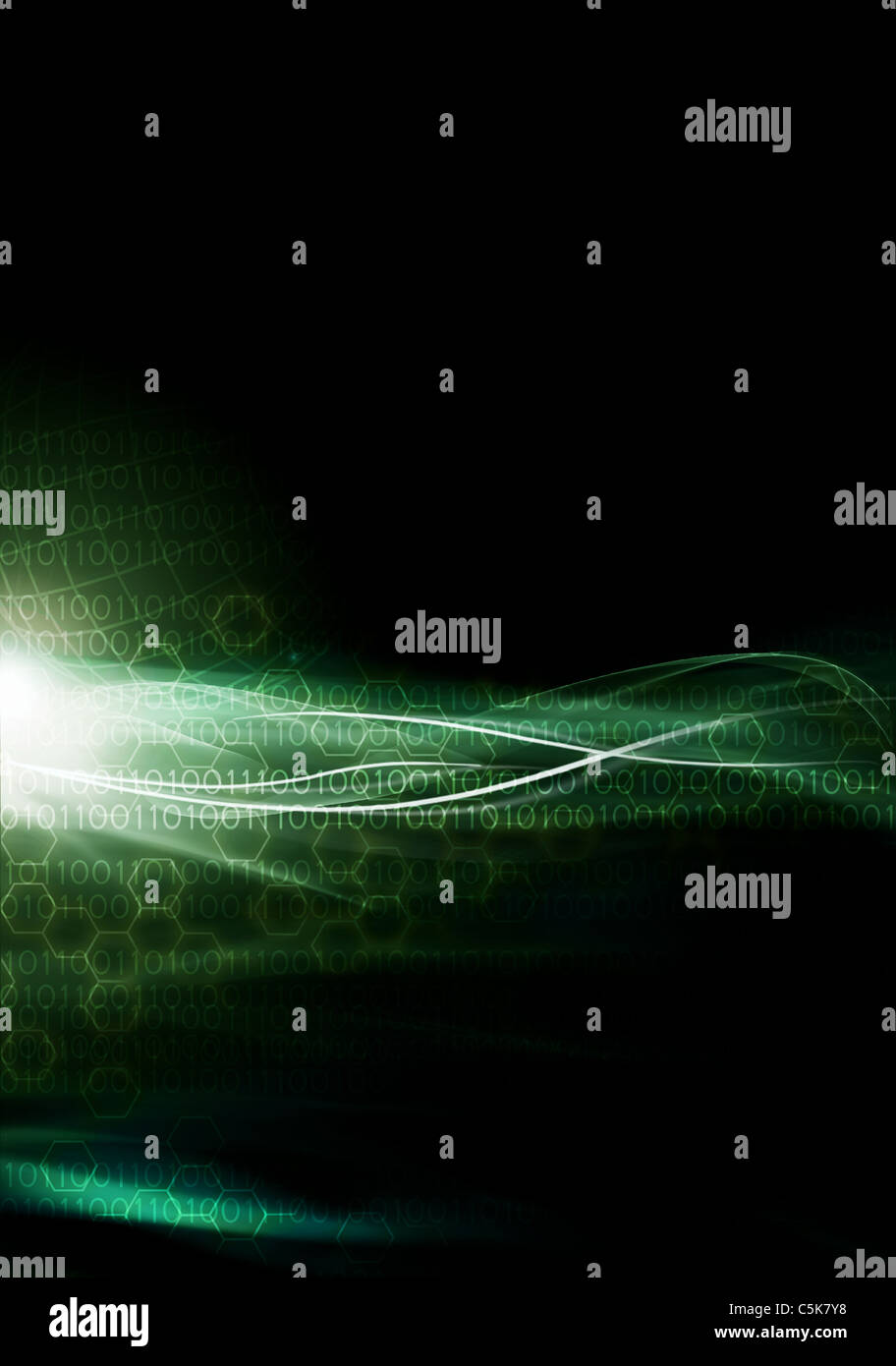 green abstract background Stock Photo