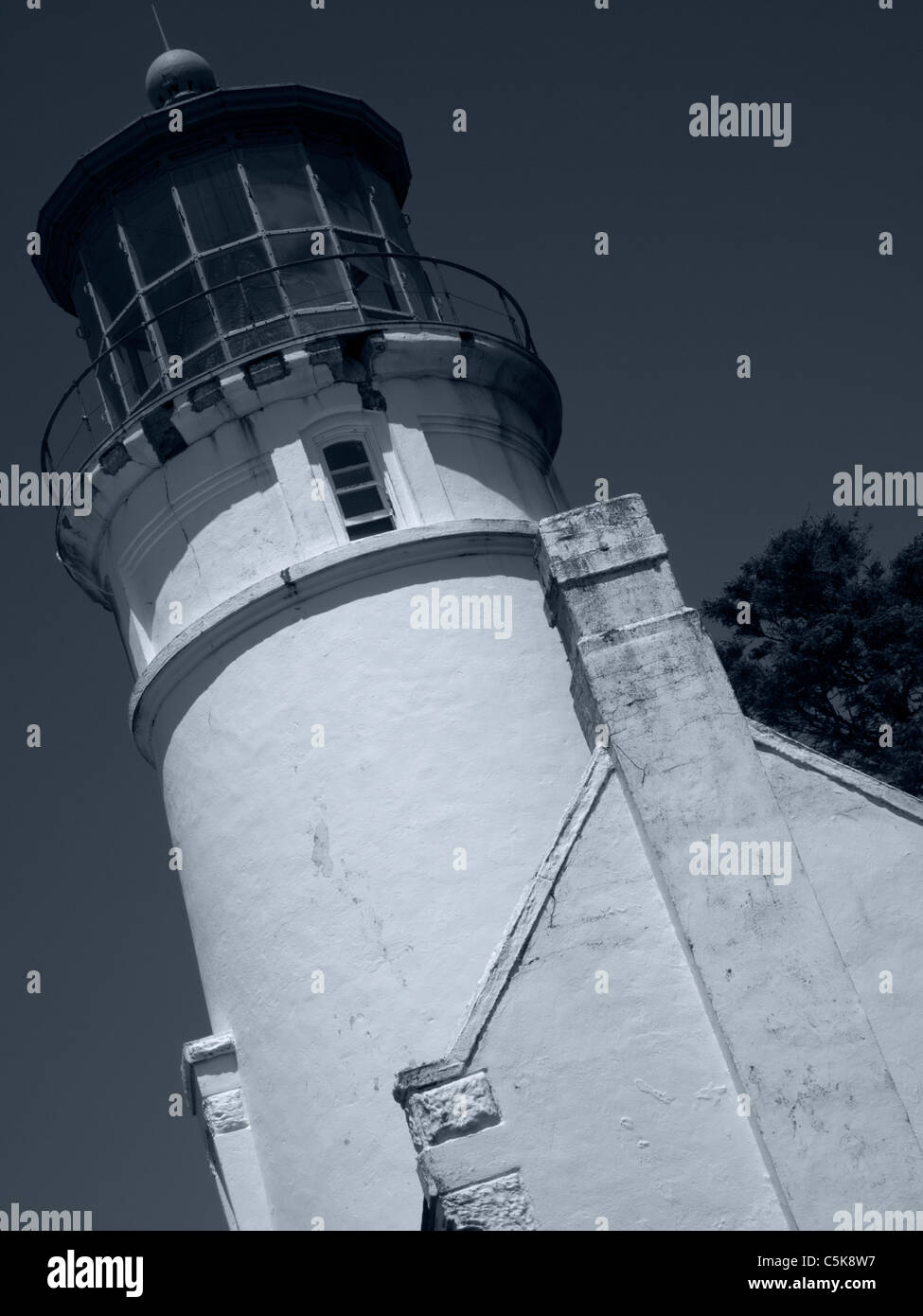 Heceta Head lighthouse. Oregon Stock Photo