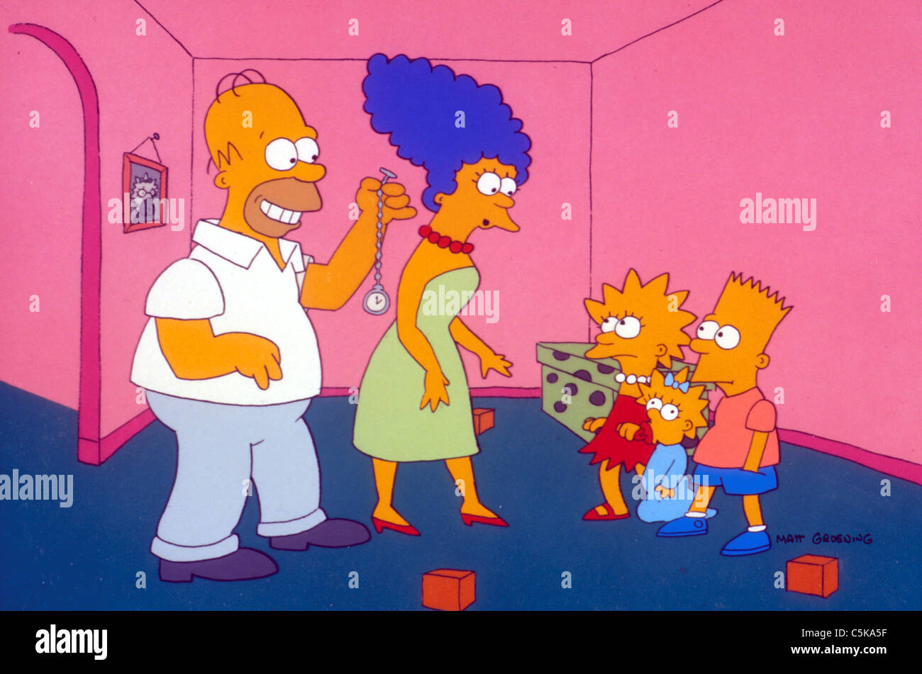 The Simpsons TV Series 1989 - ???? USA Created by Matt Groening Animation  Stock Photo - Alamy