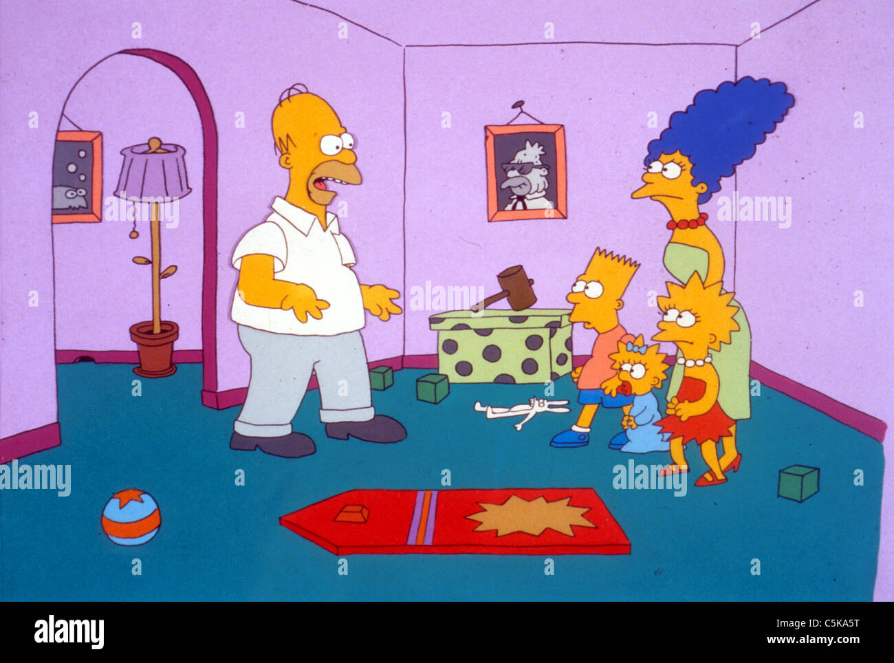 The Simpsons TV Series 1989 - ???? Created by Matt Groening Animation Stock  Photo - Alamy