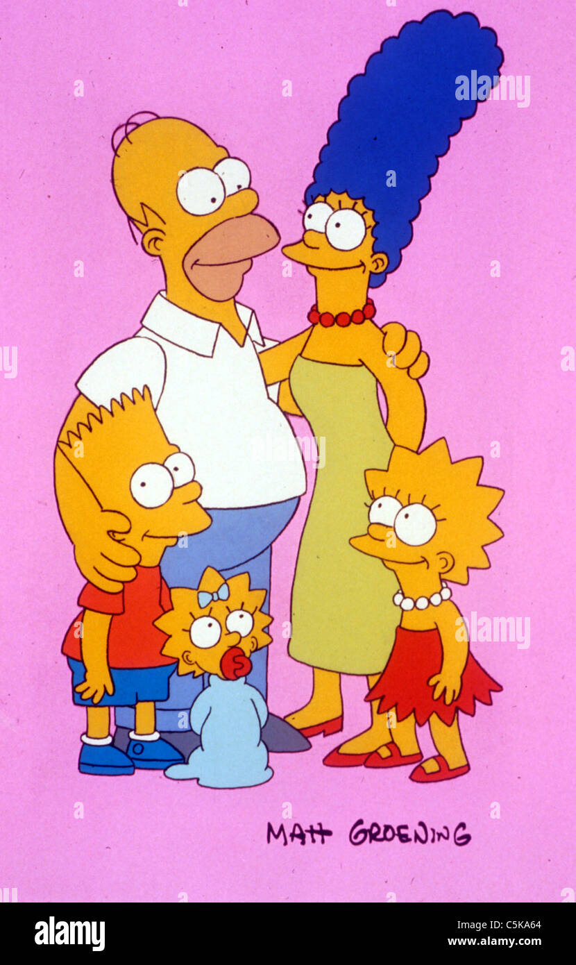 The Simpsons TV Series 1989 - ???? Created by Matt Groening Animation Stock  Photo - Alamy