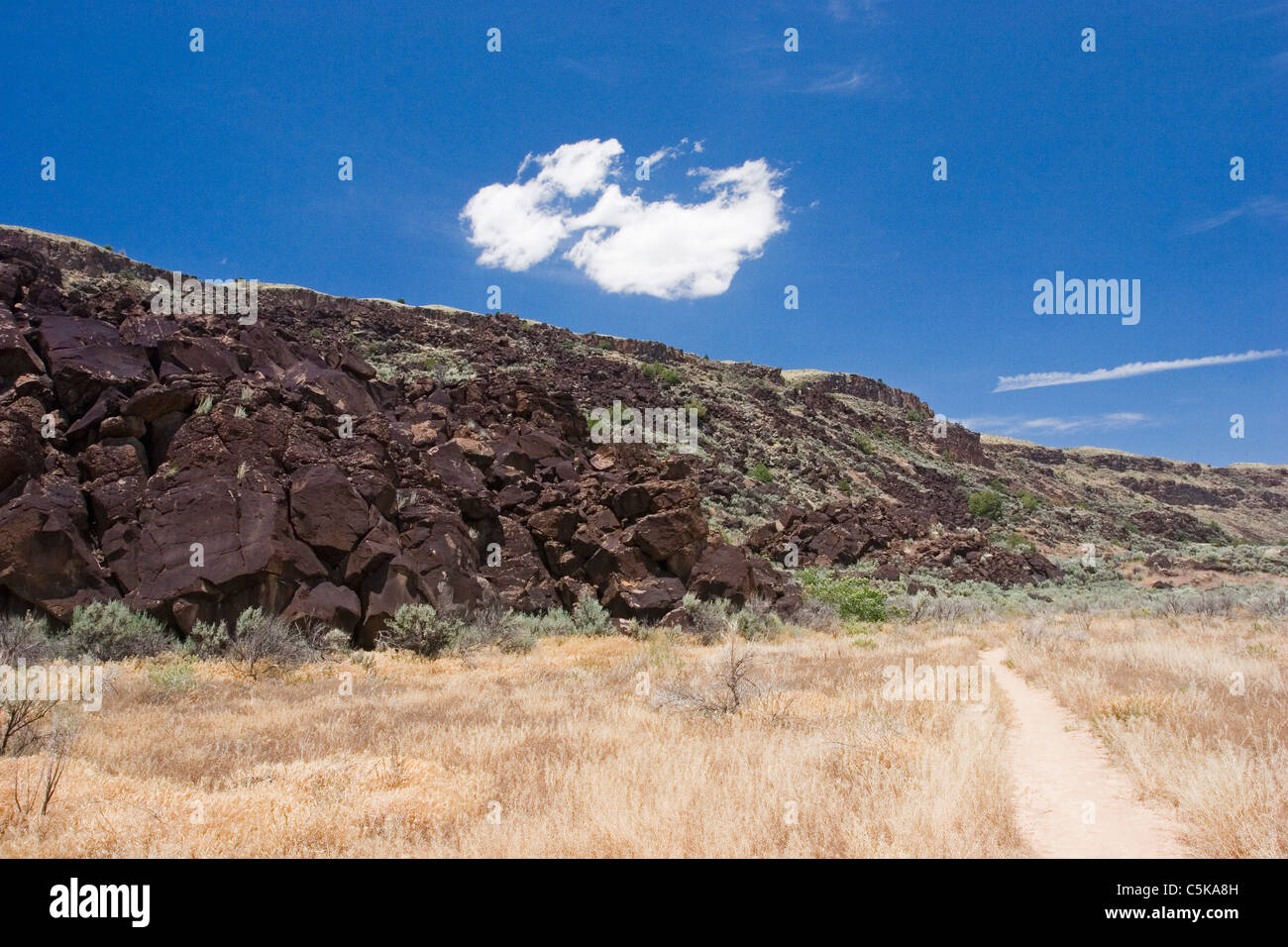 Vista Verde hiking trail, Taos County, New Mexico Stock Photo