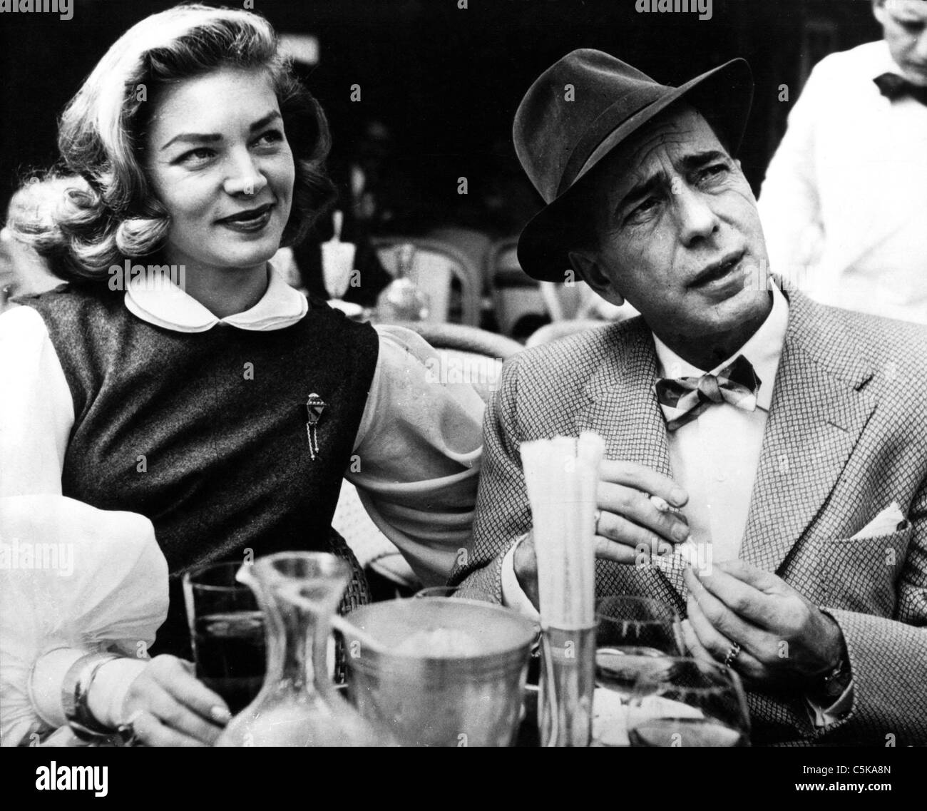Humphrey Bogart and Lauren Bacall in Paris, 1956 Stock Photo Alamy