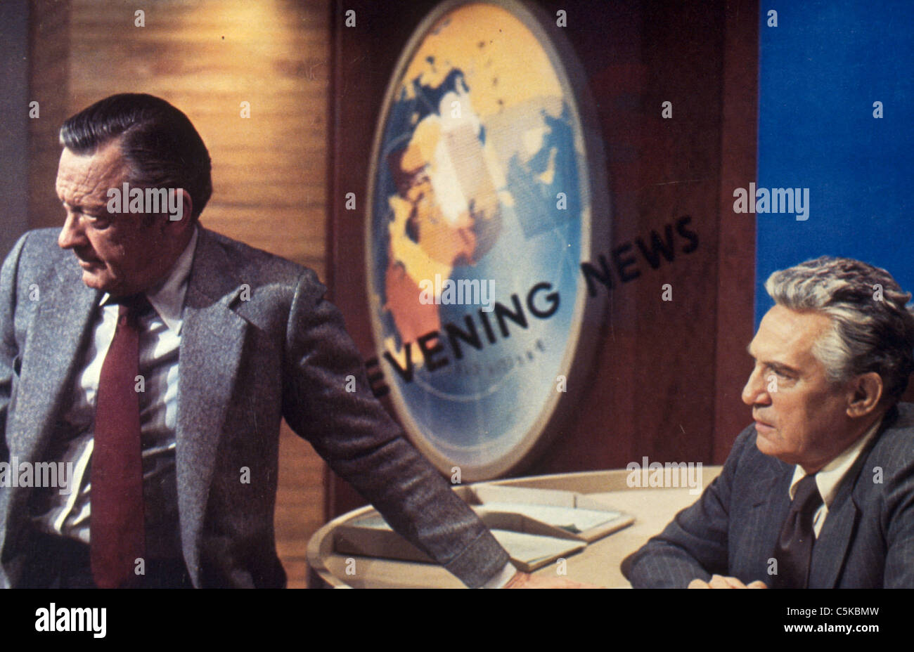Network Year: 1976 USA Director : Sidney Lumet Peter Finch, William Holden Stock Photo