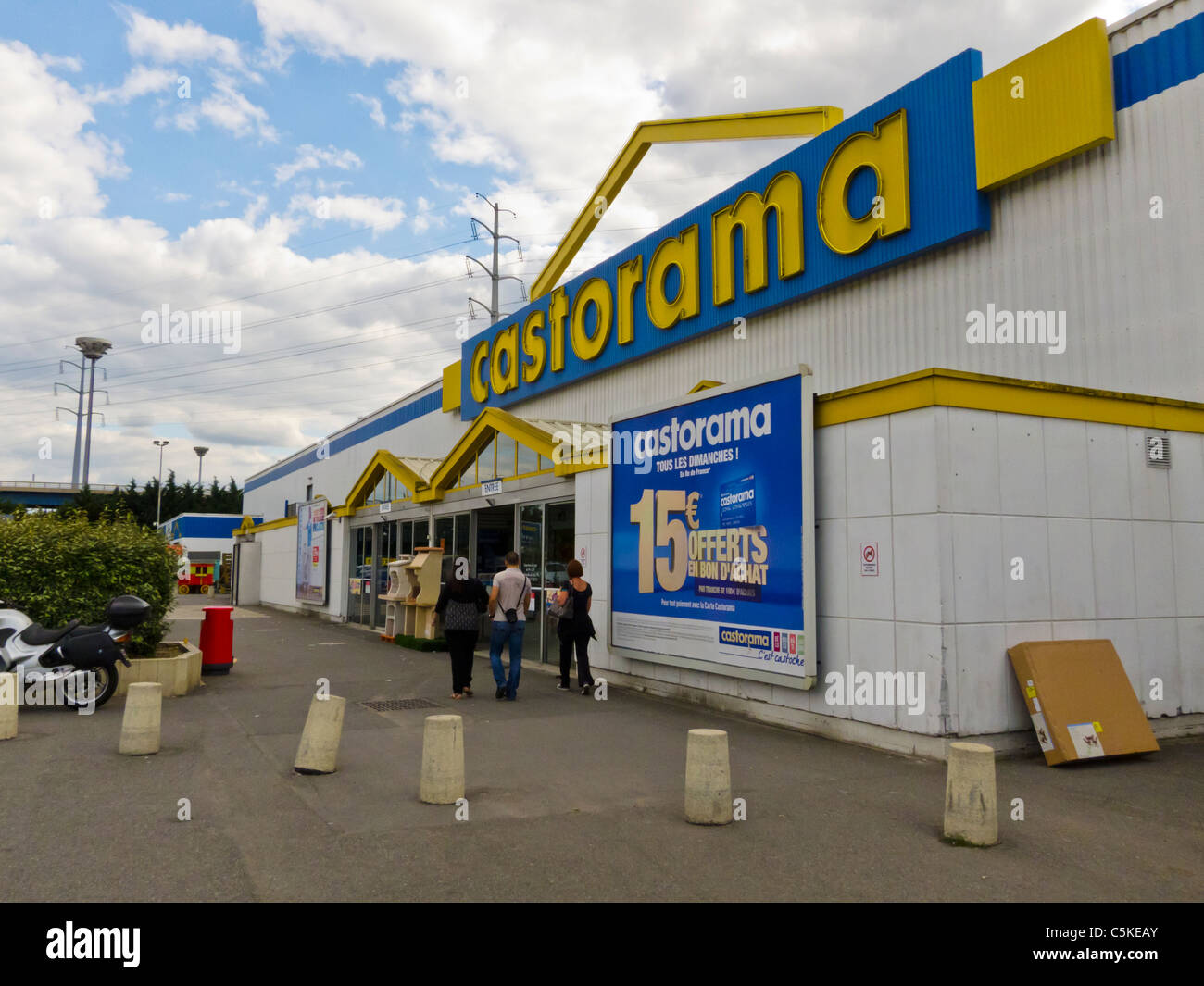 Creteil, France, DIY Hardwares Store, Castorama, Suburbs, Front Entrance  Stock Photo - Alamy