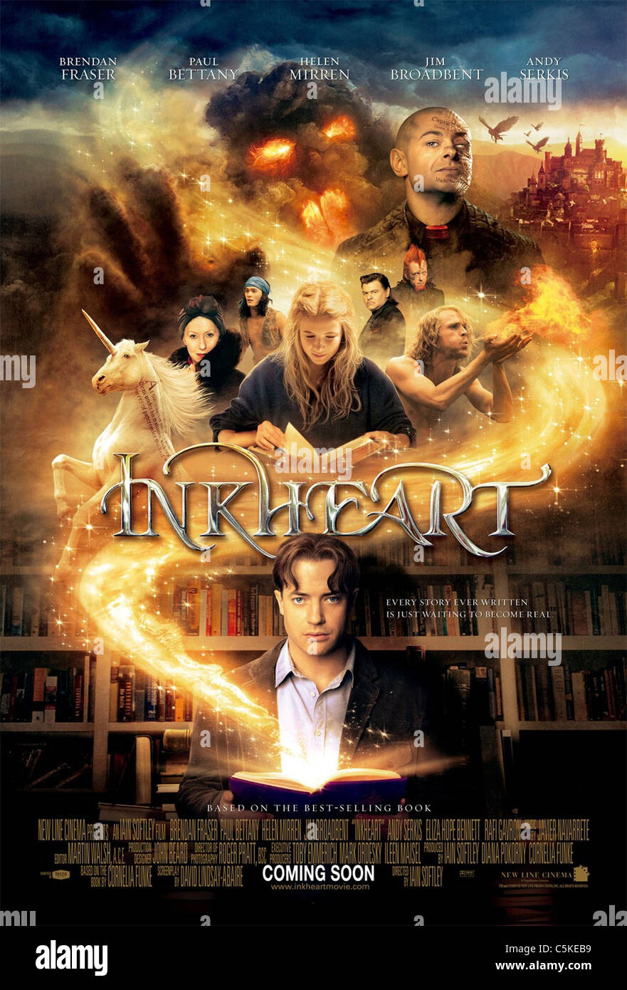 Inkheart Year : 2008 USA / UK Director : Iain Softley Movie poster Stock Photo